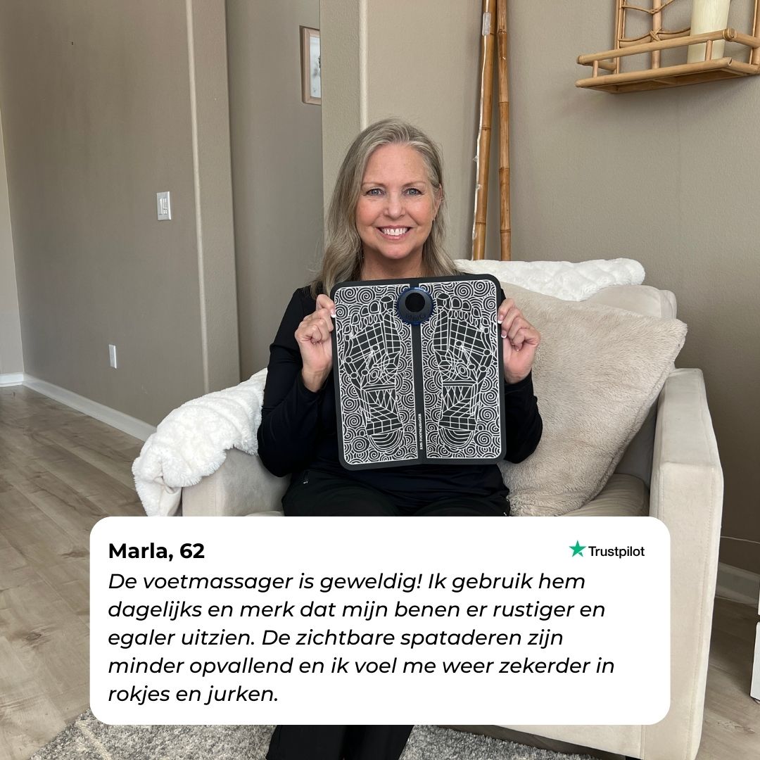 ReliveX™ Voetmassager – Verminder zichtbare spataderen, in slechts 15 minuten per dag - ReliveX