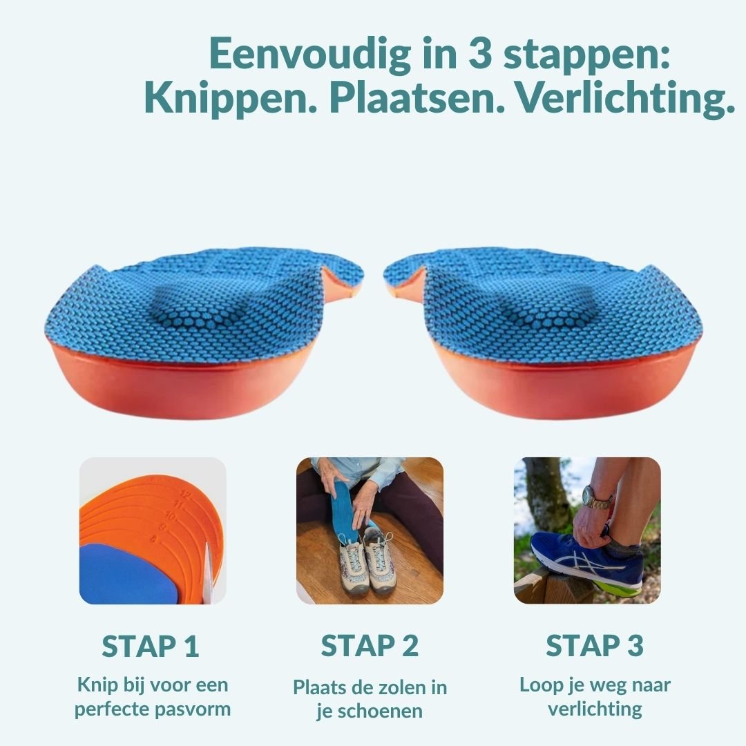 ReliveX™ Demping & Steun Inlegzolen - ReliveX